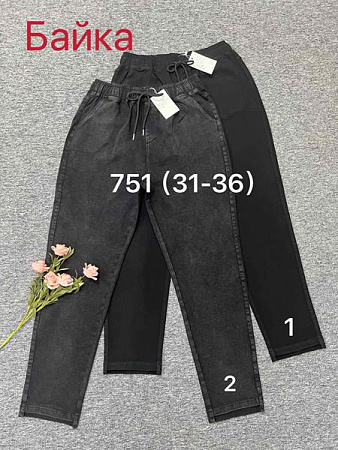 Джинсы Hoan 751 black - делук