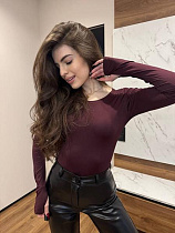 Блузка Arina 1525 wine - делук