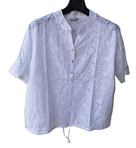 Блузка Orange Chinese 370 white - делук