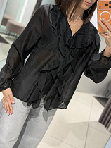 Блузка Comod 2525 black - делук