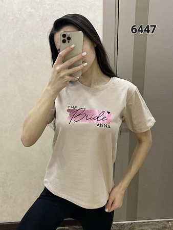Футболка Fsn 6447 l.beige - делук