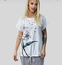 Футболка Levisha 25038 white - делук