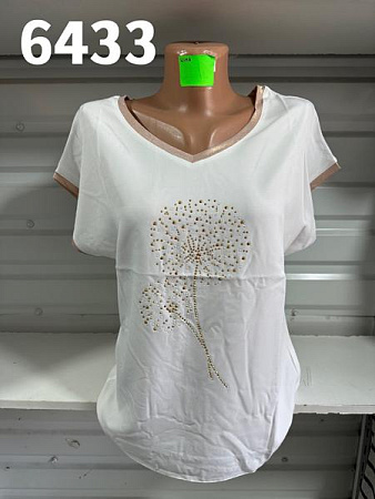 Футболка Gertie 6433 white - делук