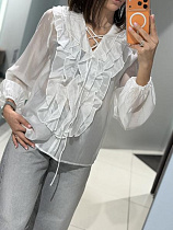 Блузка Comod 2532 white - делук