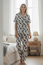 Пижама Trikotag T333 white-black - делук