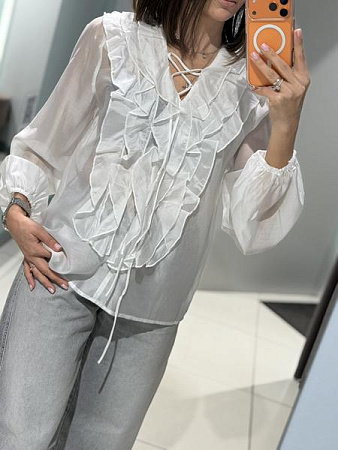 Блузка Comod 2532 white - делук