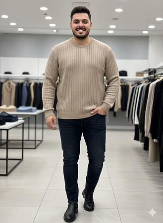 Свитер Moranny 73531-1 beige - делук