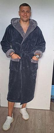 Халат Romeo Life RL953 d.grey - делук