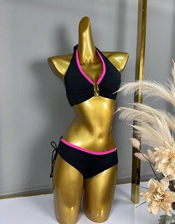 Купальник Dfk 56715 black-pink - делук