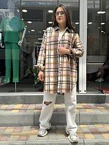 Рубашка Jjf 801 beige - делук