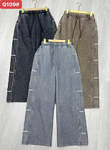 Штаны Шаолинь QL109 black - делук