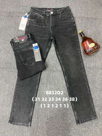 Джинсы God Baron 8832D2 black - делук