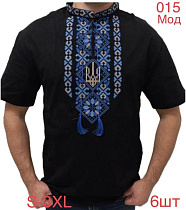 Вышиванка Надийка ND779-015 black - делук