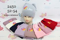 Шапка Red Hat Clothes 2450 mix зима - делук