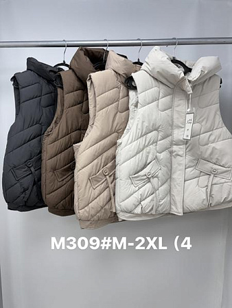 Жилетка Jacket M309 beige - делук
