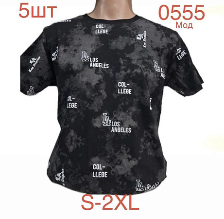 Футболка Надийка 0555-1 black - делук