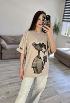 Футболка S.Style 72-1 beige - делук