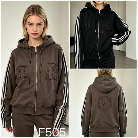 Кофта Спорт Yafeier F505 black - делук
