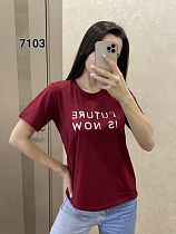 Футболка Fsn 7103 wine - делук