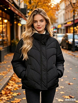 Куртка Jacket B3320 black - делук