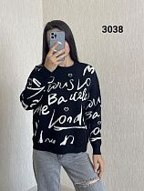 Свитер Fsn 3038-1 black - делук