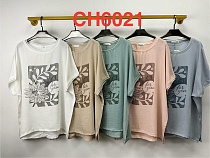 Футболка Saint Wish CH6021 mix - делук