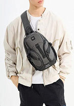 Бананка Fashion Bag 2141-3 grey - делук
