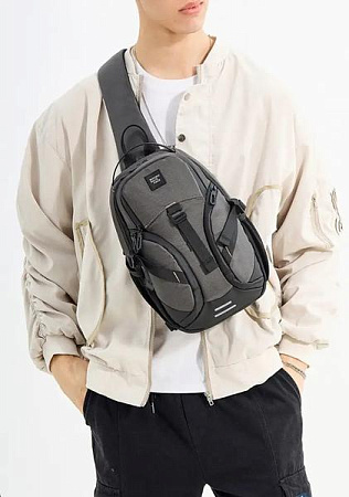 Бананка Fashion Bag 2141-3 grey - делук