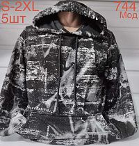 Худи Надийка ND636-744 black - делук