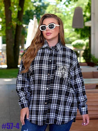 Рубашка Bat 57-4 black - делук