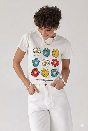 Футболка Iraopt IR226 white - делук