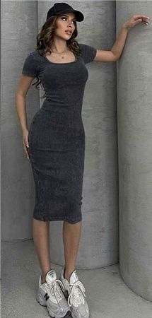 Платье New Season 8504 d.grey - делук