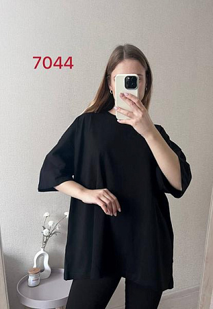 Футболка Fsn 7044 black - делук