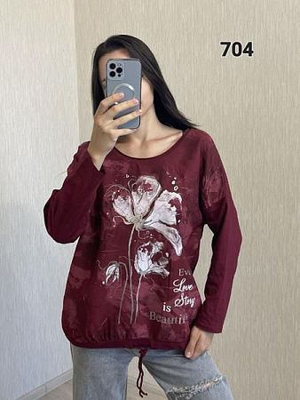 Свитер Fsn 704 wine - делук