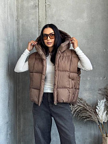 Жилетка Style Nadezhda 2536 d.beige - делук