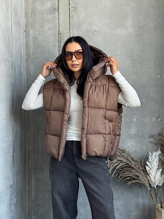 Жилетка Style Nadezhda 2536 d.beige - делук