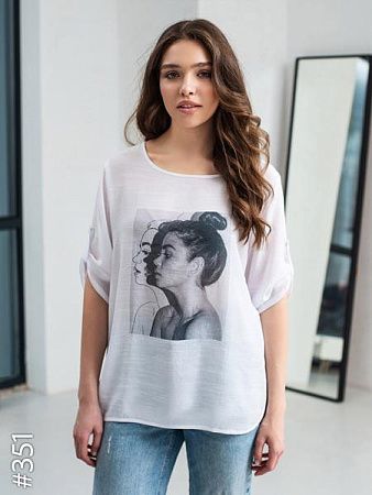 Футболка Jjf 351 white - делук