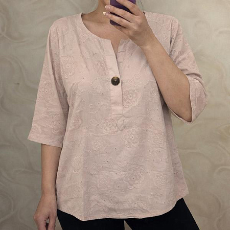 Блузка Levisha 26029 beige - делук