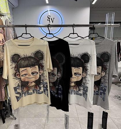 Футболка Saint Wish 4802 mix - делук