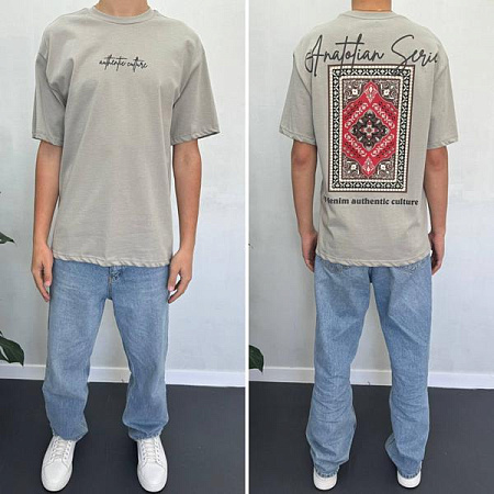 Футболка I8Denim 90551 grey - делук