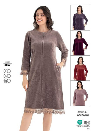 Халат Cotpark 3857 violet - делук