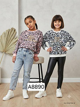 Свитер Фунтик A8890 white - делук