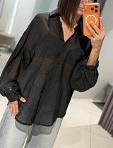 Рубашка Comod 313 black - делук