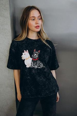 Футболка Little Secret 2863 black - делук