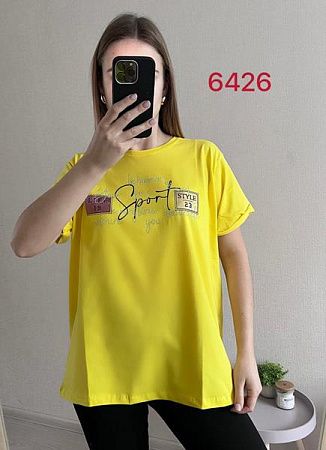 Футболка Fsn 2426 yellow - делук