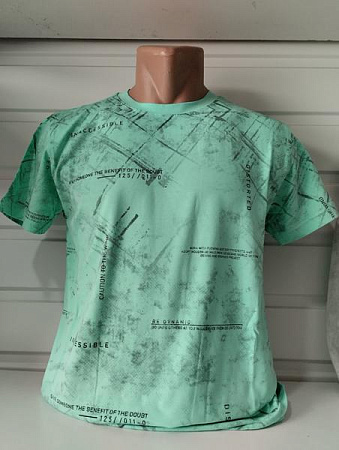 Футболка Panda 1704 mint - делук