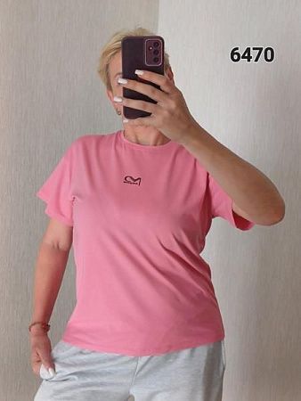 Футболка Fsn 6470 pink - делук
