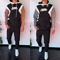 Худи Three Black 2301 black-grey - делук