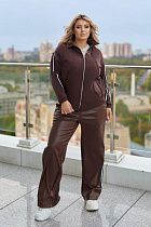 Костюм Спорт Modnulya 1650 brown - делук