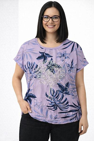 Футболка Elena&Vika 26025 lilac - делук